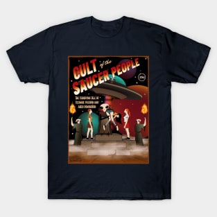 Cult of the Saucer People Science Fiction T-Shirt